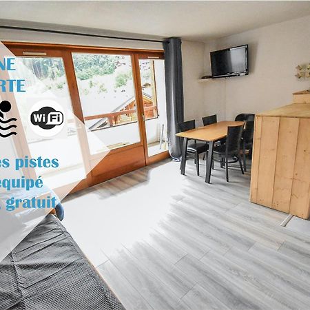 L'Enchalpe, Grand Et Lumineux Studio Avec Coin Montagne 5 Personnes, 60M Des Pistes, Piscine Couverte, Wifi, Grand Balcon Expo Est, Draps Non Compris Saint-Jean-dʼAulps Eksteriør bilde
