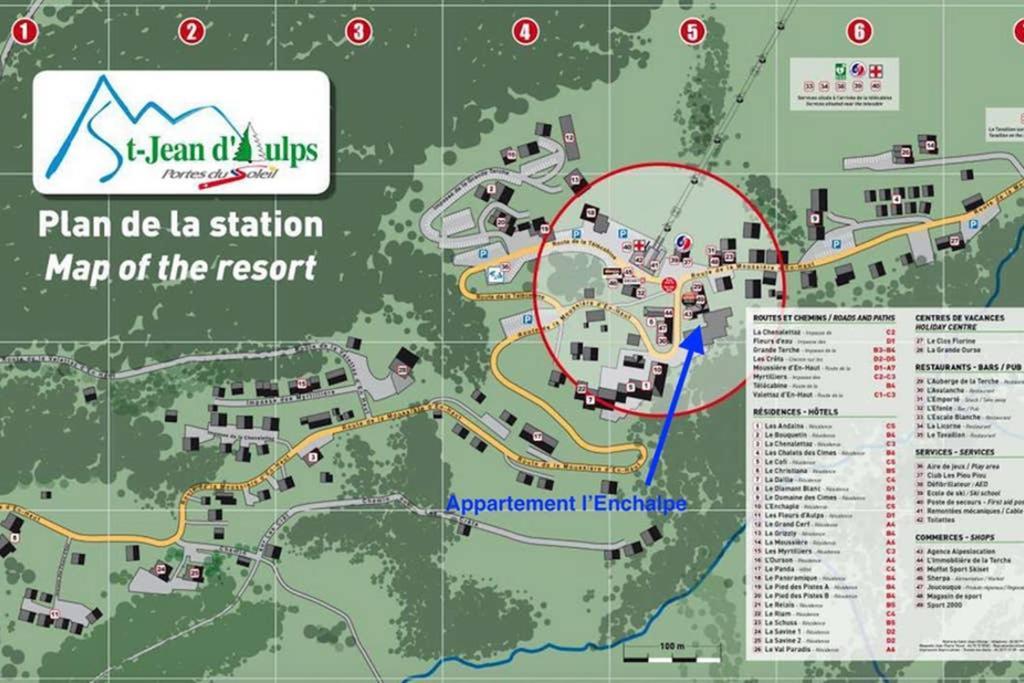 L'Enchalpe, Grand Et Lumineux Studio Avec Coin Montagne 5 Personnes, 60M Des Pistes, Piscine Couverte, Wifi, Grand Balcon Expo Est, Draps Non Compris Saint-Jean-dʼAulps Eksteriør bilde