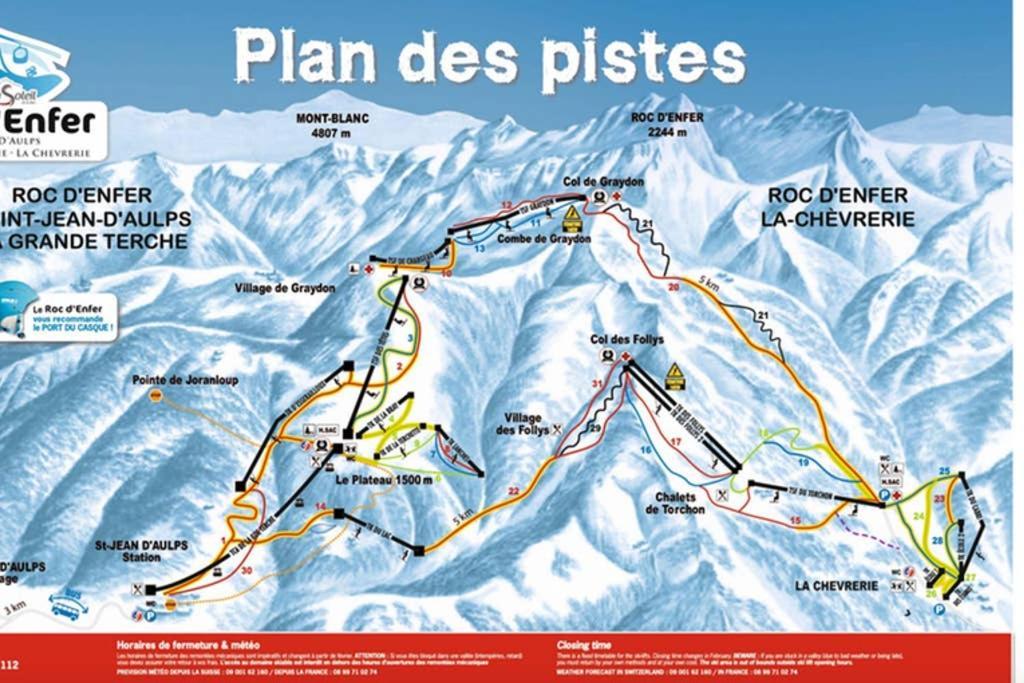 L'Enchalpe, Grand Et Lumineux Studio Avec Coin Montagne 5 Personnes, 60M Des Pistes, Piscine Couverte, Wifi, Grand Balcon Expo Est, Draps Non Compris Saint-Jean-dʼAulps Eksteriør bilde