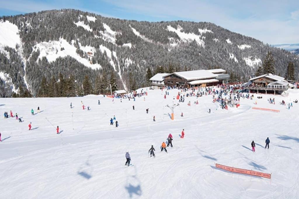 L'Enchalpe, Grand Et Lumineux Studio Avec Coin Montagne 5 Personnes, 60M Des Pistes, Piscine Couverte, Wifi, Grand Balcon Expo Est, Draps Non Compris Saint-Jean-dʼAulps Eksteriør bilde